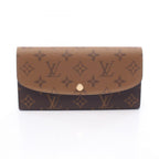 Louis Vuitton Bifold Wallet Portefeuille Emily Canvas