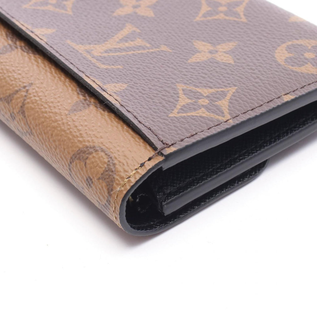 Louis Vuitton Bifold Wallet Portefeuille Emily Canvas — view 6