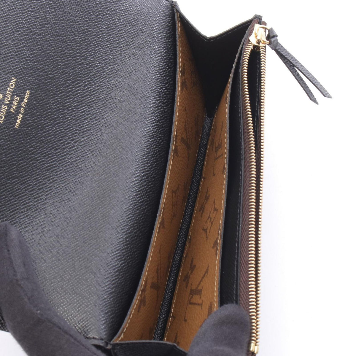 Louis Vuitton Bifold Wallet Portefeuille Emily Canvas — view 3