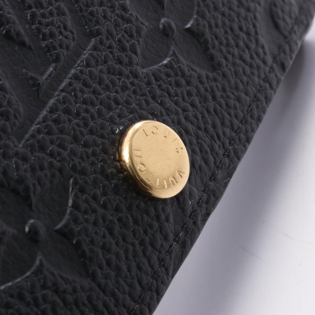 Louis Vuitton Card Case Envelope Business Holder Noir Leather — view 5