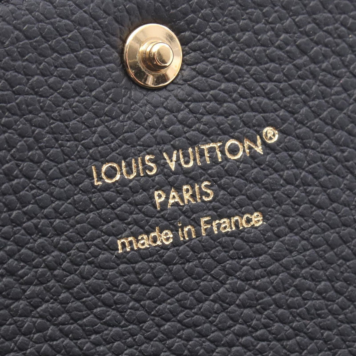 Louis Vuitton Card Case Envelope Business Holder Noir Leather — view 4