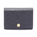 Louis Vuitton Card Case Envelope Business Holder Noir Leather