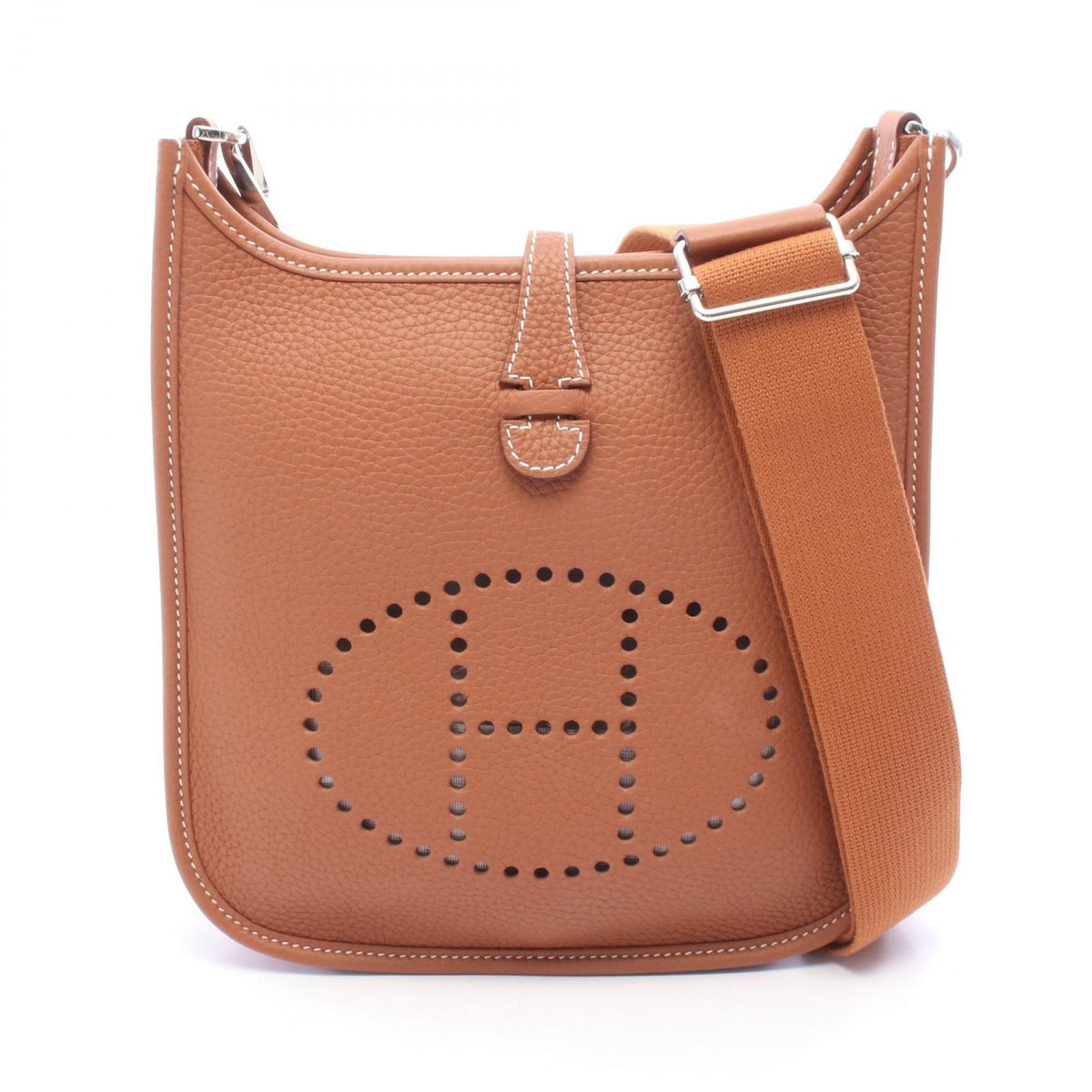 Hermes Shoulder Bag Evelyne 23 Gold