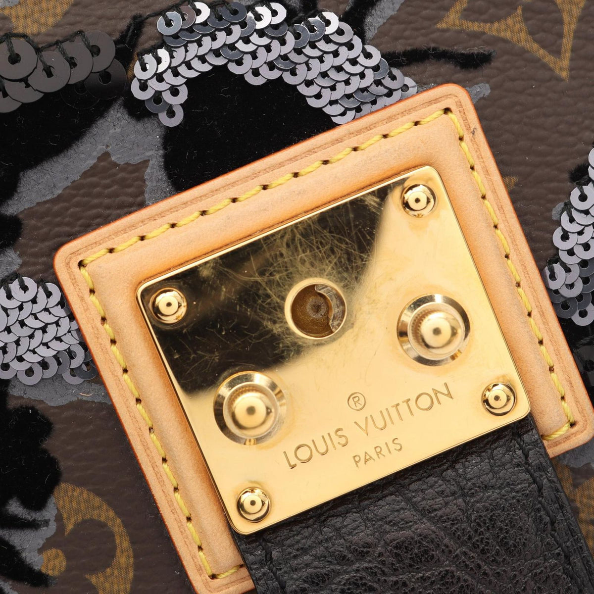Louis Vuitton Handbag Fleur Duget Carrousel Noir Leather — view 6