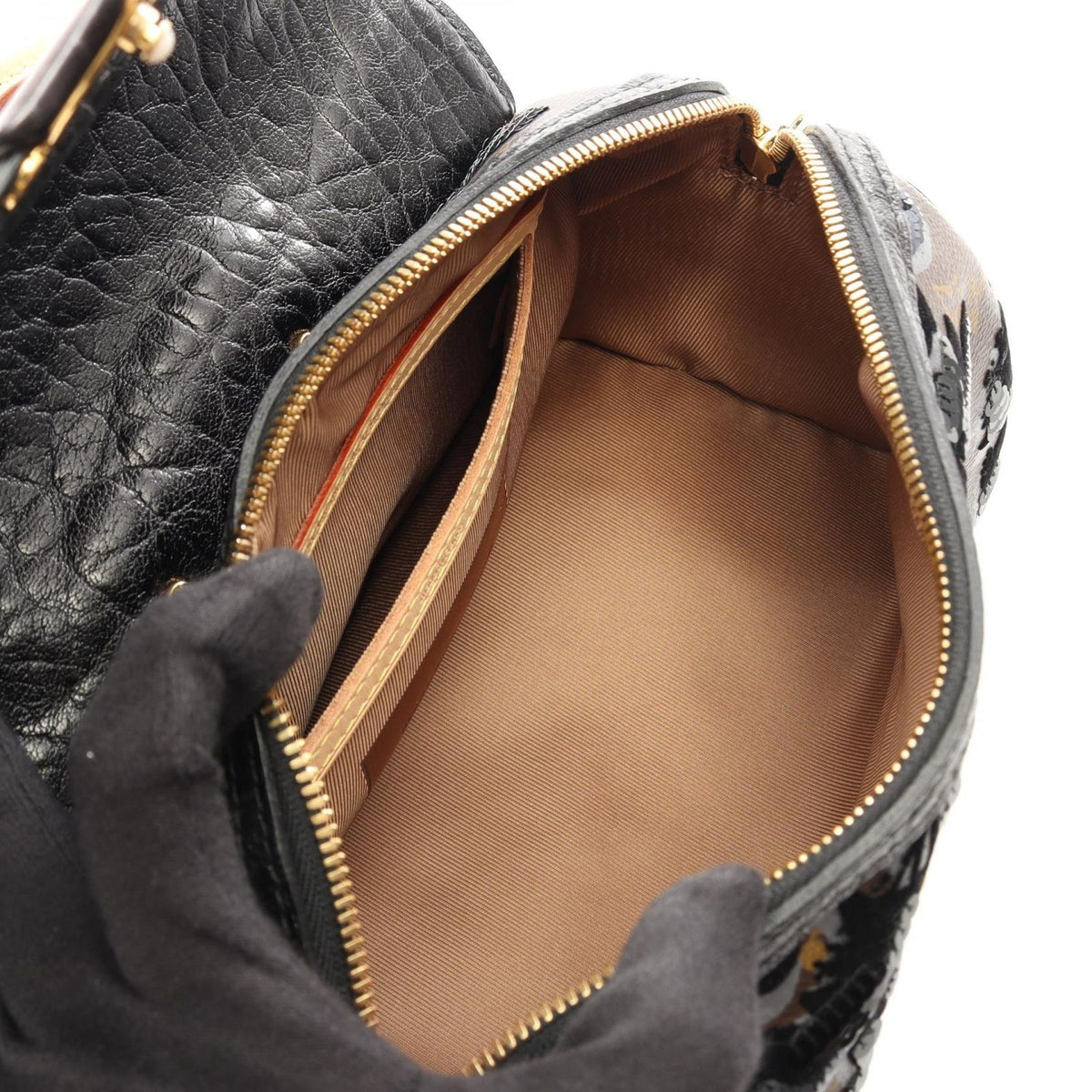 Louis Vuitton Handbag Fleur Duget Carrousel Noir Leather — view 3