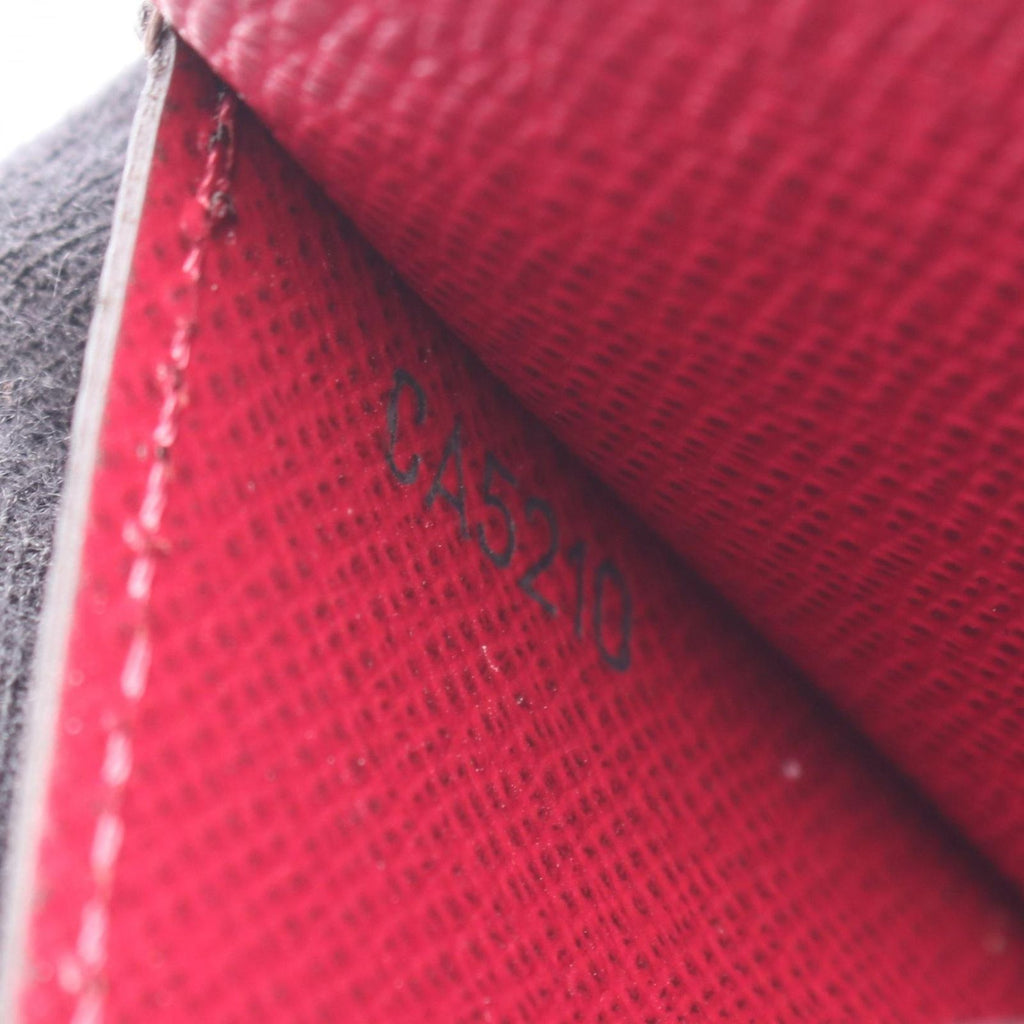 Louis Vuitton Card Case Porte Cartes Simple Fuchsia Leather — view 5