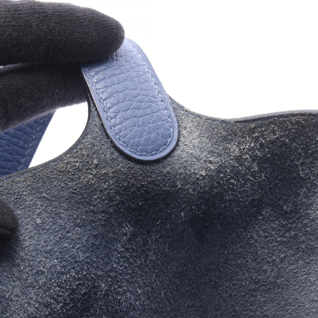 Hermes Handbag Picotin Lock PM Bleu Brighton — view 6