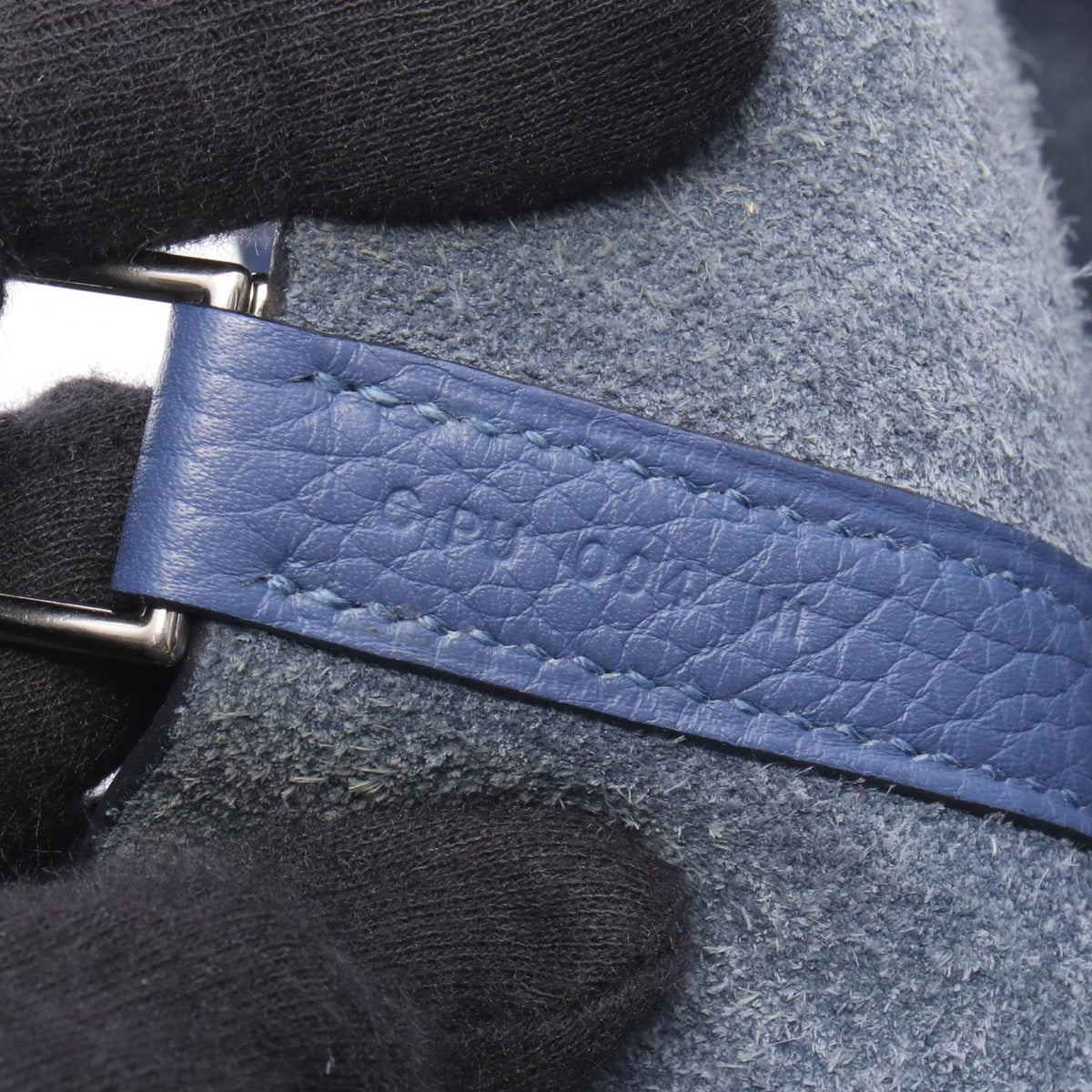 Hermes Handbag Picotin Lock PM Bleu Brighton — view 5