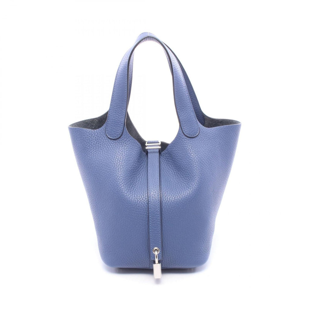 Hermes Handbag Picotin Lock PM Bleu Brighton