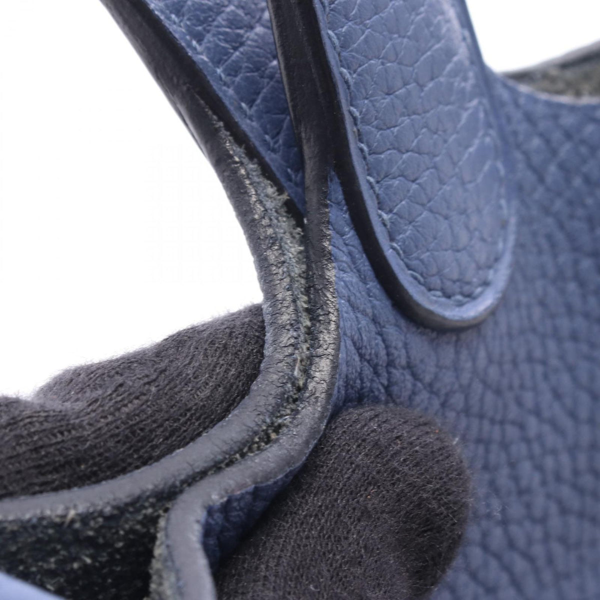 Hermes Handbag Picotin Lock PM Bleu Brighton — view 8