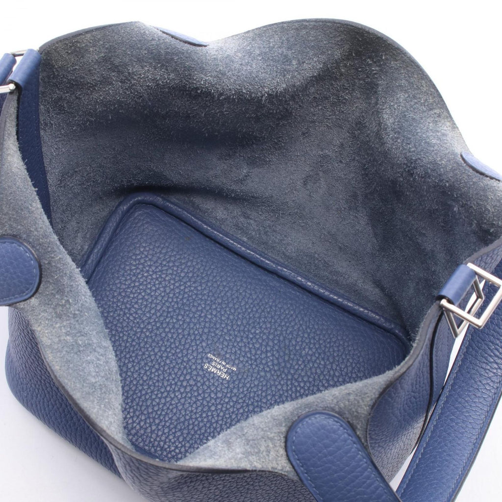 Hermes Handbag Picotin Lock PM Bleu Brighton — view 3