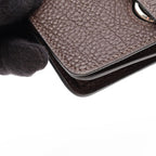 Hermes Card Case Dogon Chocolat Leather — view 6
