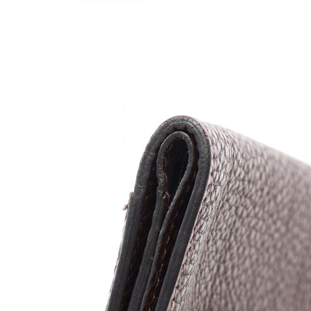 Hermes Card Case Dogon Chocolat Leather — view 8