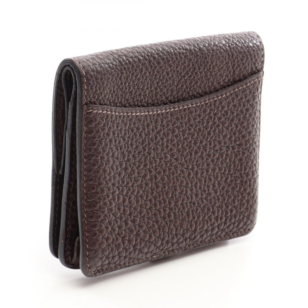 Hermes Card Case Dogon Chocolat Leather — view 2