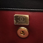 Chanel Shoulder Bag Quilted Black Lambskin Mini Chain — view 5