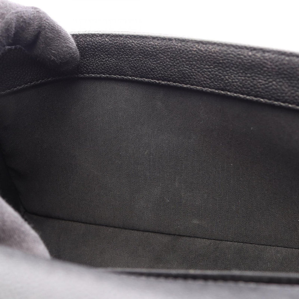 Chanel Shoulder Bag Boy Black Caviar Leather Chain — view 7