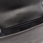 Chanel Shoulder Bag Boy Black Caviar Leather Chain — view 8