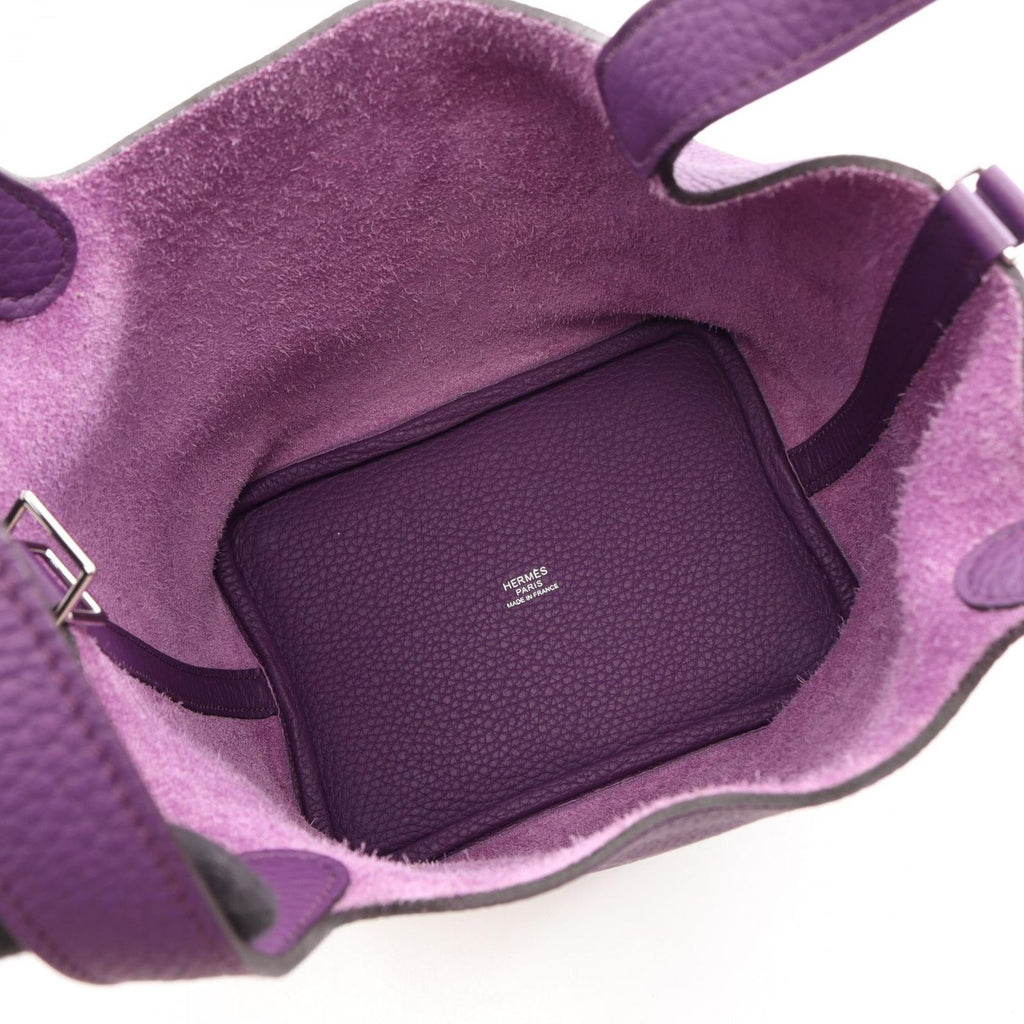 Hermes Handbag Picotin Lock PM Ultra Violet Leather — view 3