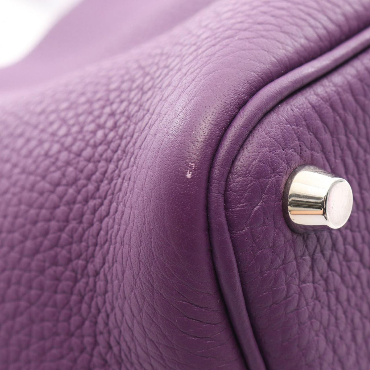 Hermes Handbag Picotin Lock PM Ultra Violet Leather — view 6