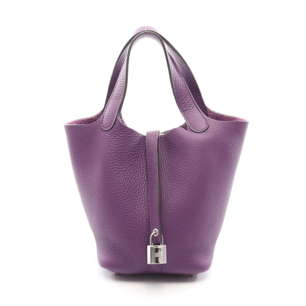 Hermes Handbag Picotin Lock PM Ultra Violet Leather