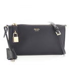 Prada Shoulder Bag Smartphone Pouch Saffiano Leather