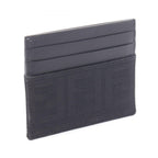 Fendi Card Case FF Jacquard Canvas Leather — view 2