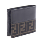 Fendi Bifold Wallet FF Jacquard Zucca Canvas Leather Card Case — view 2