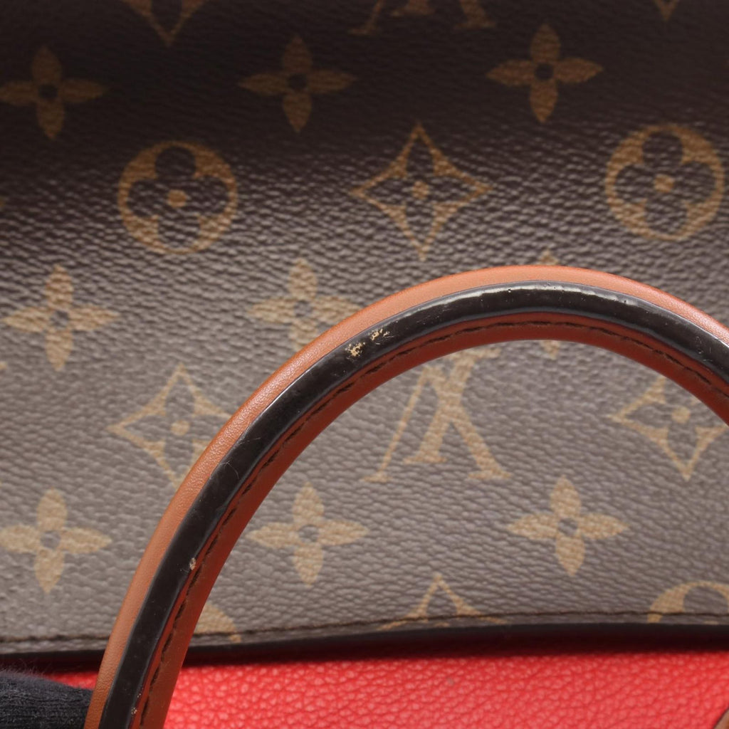 Louis Vuitton Tote Bag Fold PM Monogram Cerise Cream Noir 2-Way — view 6