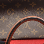 Louis Vuitton Tote Bag Fold PM Monogram Cerise Cream Noir 2-Way — view 6