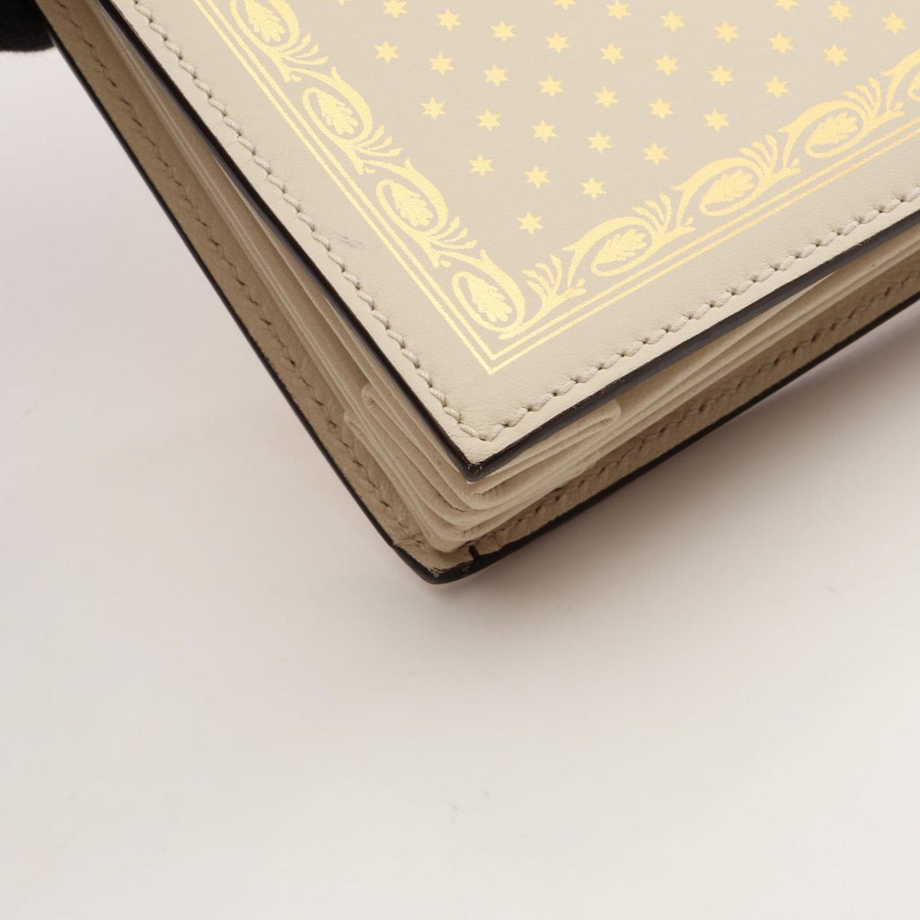 Gucci Clutch Sega Guccy Beige Leather — view 5
