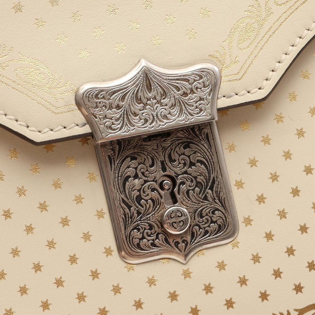 Gucci Clutch Sega Guccy Beige Leather — view 8