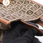 Fendi Handbag Zucchino Beige Canvas Leather Mini Tote — view 8