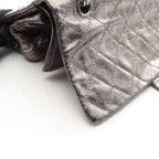 Chanel Shoulder Bag 2.55 Quilted Maxi Double Flap Silver Calfskin Chain — view 7