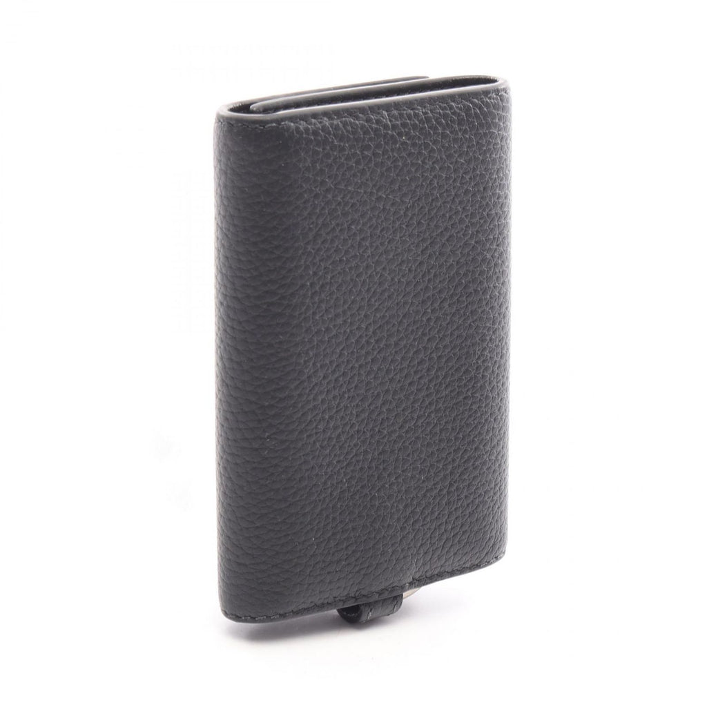 Dior Key Case CD Logo Black Leather Key Holder — view 2