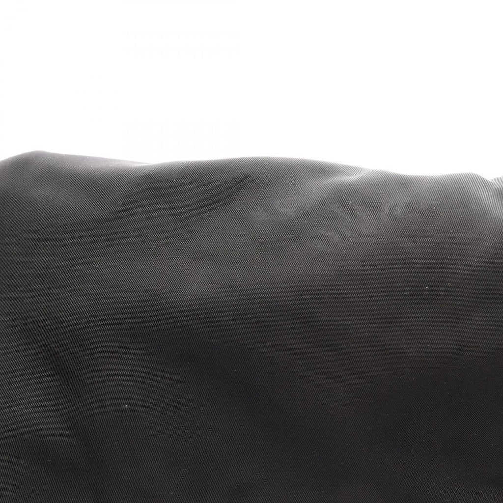 Prada Shoulder Bag Black Nylon Saffiano Leather — view 6