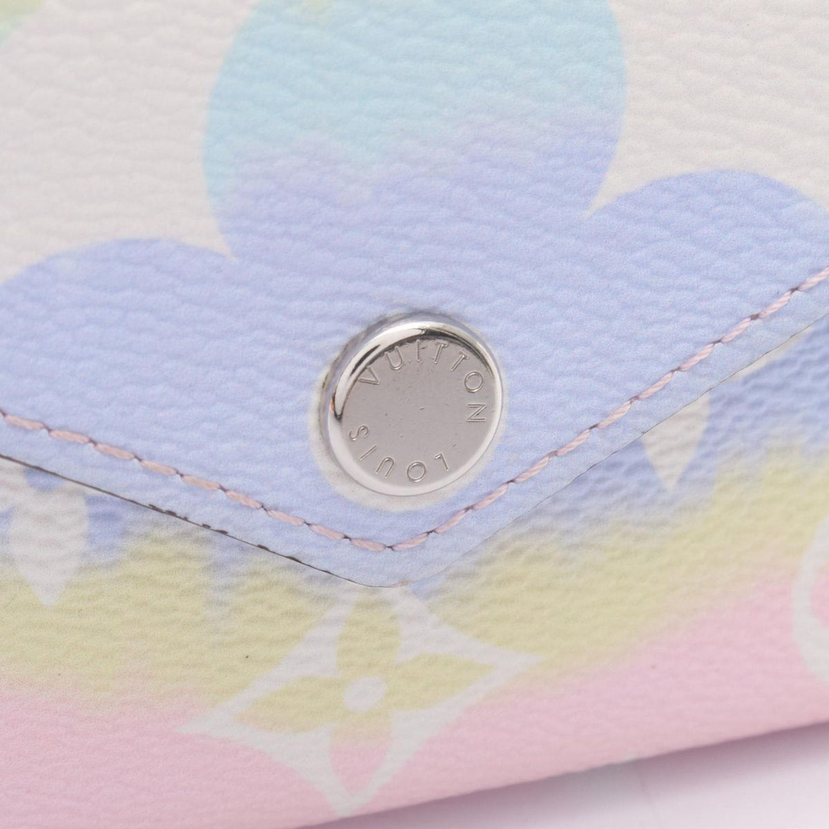 Louis Vuitton Trifold Wallet Portefeuille Zoe Pastel Canvase — view 7