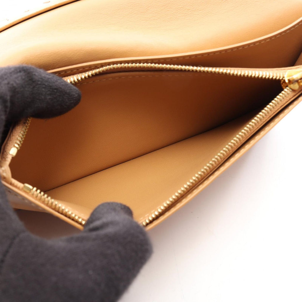 Louis Vuitton Bifold Wallet LV Vertical Noir Leather — view 4