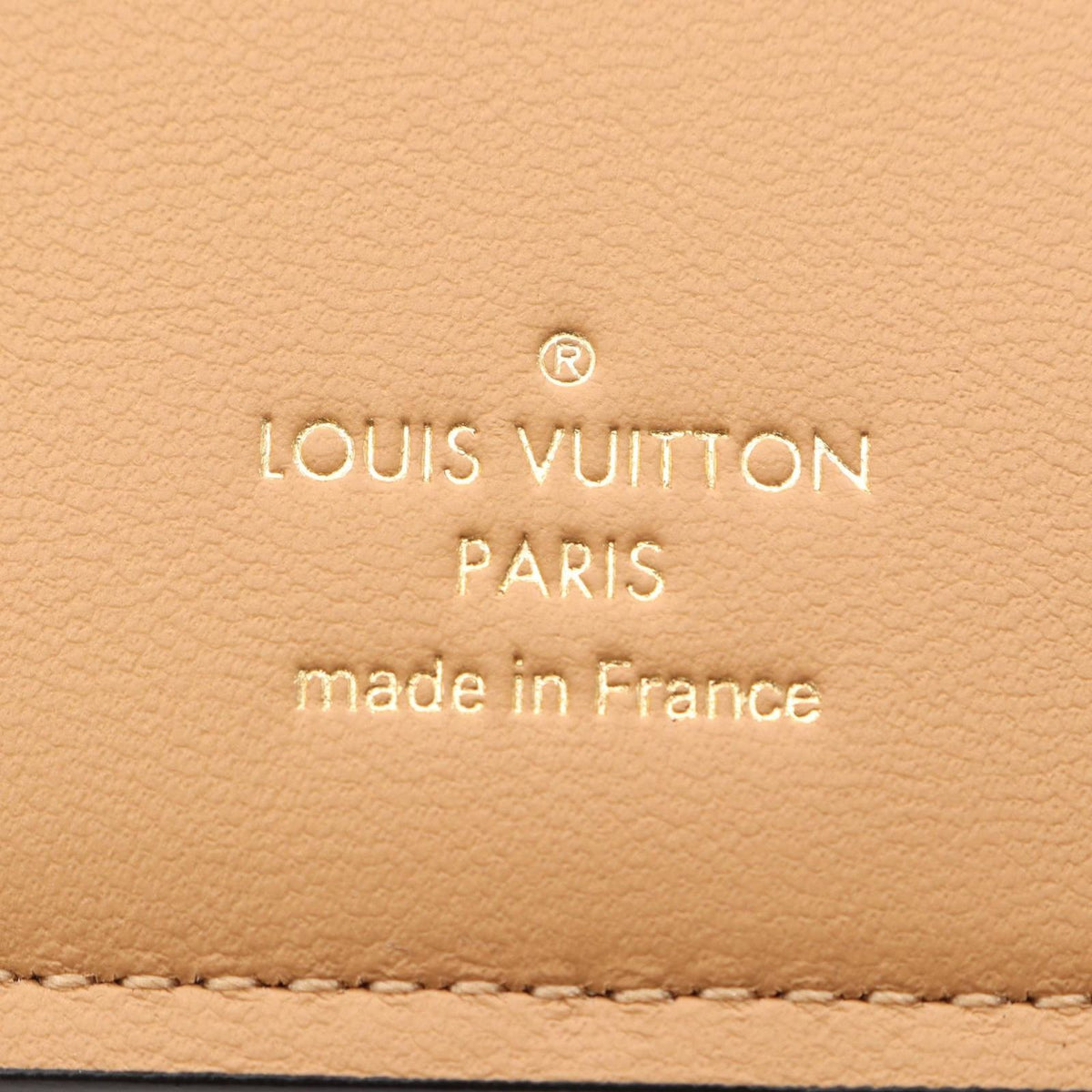 Louis Vuitton Bifold Wallet LV Vertical Noir Leather — view 5