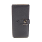 Louis Vuitton Bifold Wallet LV Vertical Noir Leather