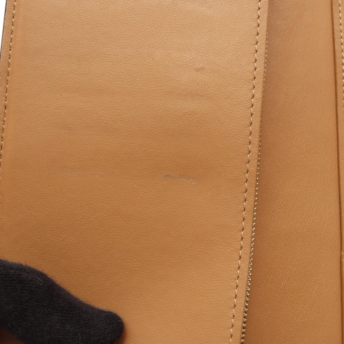 Louis Vuitton Bifold Wallet LV Vertical Noir Leather — view 6