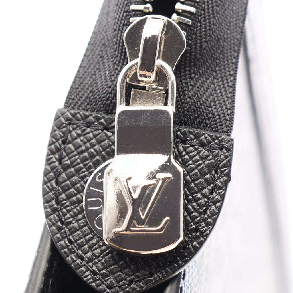 Louis Vuitton Clutch Pochette Voyage Noir Leather — view 8