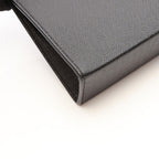 Louis Vuitton Clutch Pochette Voyage Noir Leather — view 5
