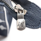 Louis Vuitton Shoulder Bag Gaston Wearable Wallet Navy Blue Leather — view 8