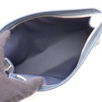Louis Vuitton Shoulder Bag Gaston Wearable Wallet Navy Blue Leather — view 3
