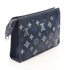 Louis Vuitton Shoulder Bag Gaston Wearable Wallet Navy Blue Leather — view 2