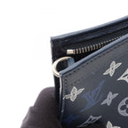 Louis Vuitton Shoulder Bag Gaston Wearable Wallet Navy Blue Leather — view 7