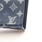 Louis Vuitton Shoulder Bag Gaston Wearable Wallet Navy Blue Leather — view 6