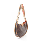 Louis Vuitton Shoulder Bag Demi Lune Orange Leather — view 2