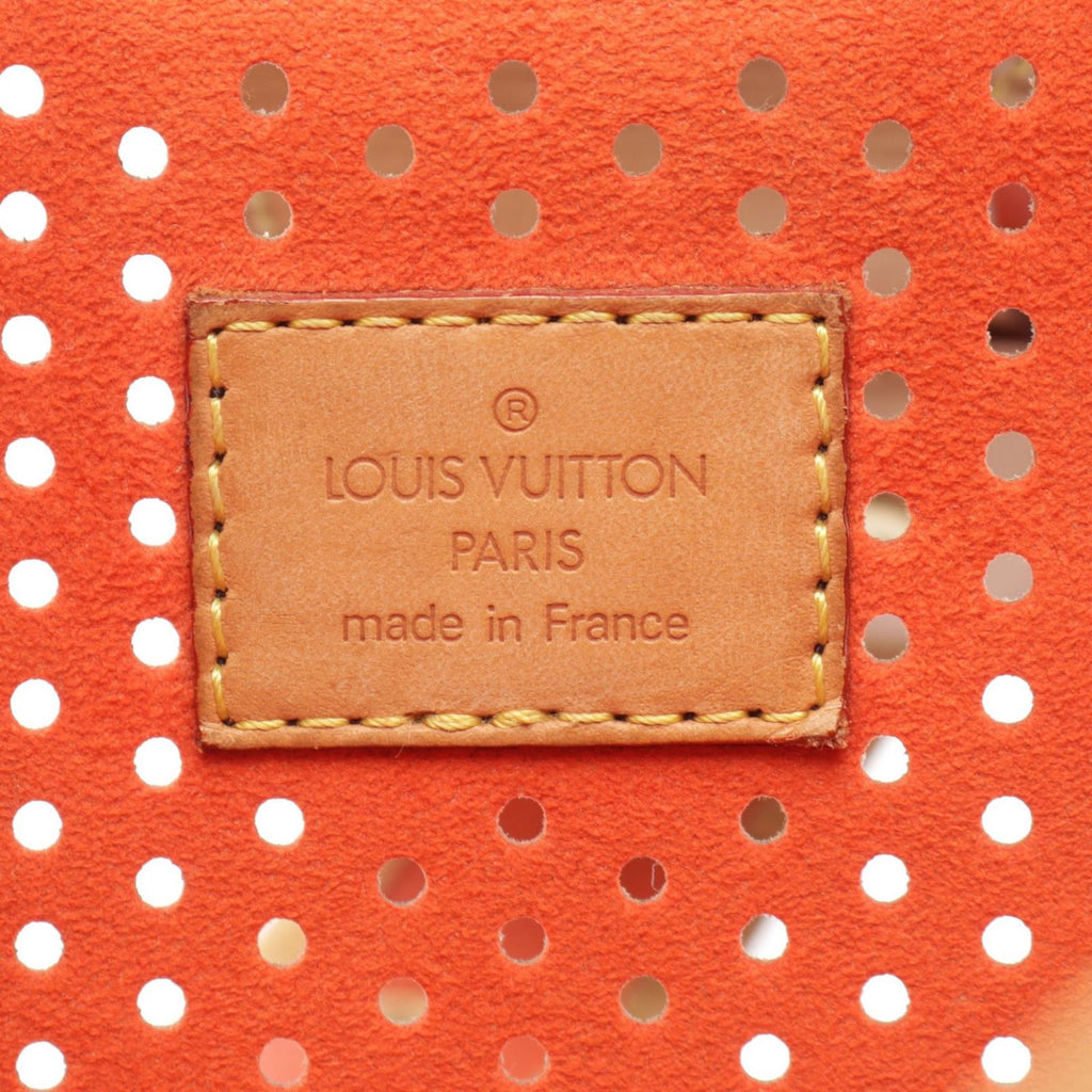 Louis Vuitton Shoulder Bag Demi Lune Orange Leather — view 4