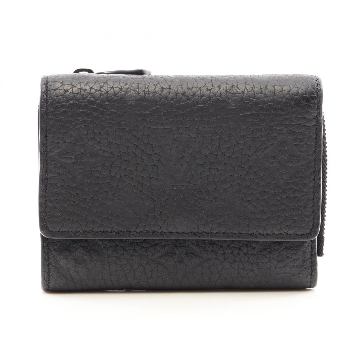 Louis Vuitton Trifold Wallet Portefeuille Pilot Noir Leather